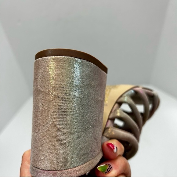 Free People Colette Block Heel Cage Slingback Sandals Size 36.5/6.5 - Picture 12 of 12